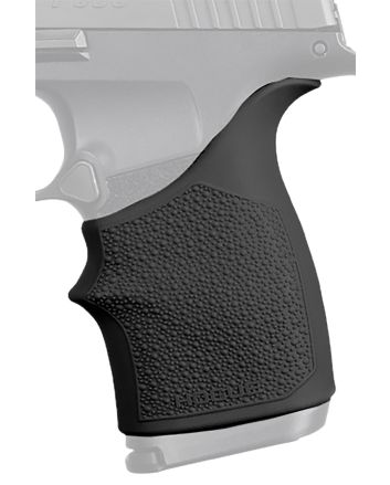 Hogue 18710 Grip Sleeve Handall Beavertail Black Rubber