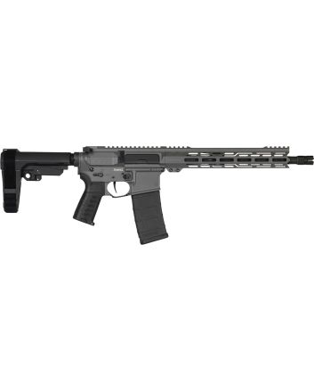 CMMG 30AB20FTNG Banshee MK4 300 Blackout 30+1 12.50" Black Nitride Medium Taper Threaded Barrel, EML 7" M-LOK Handguards, Tungsten Cerakote Aluminum Picatinny Rail Receiver, CMMG Zeroed Grips