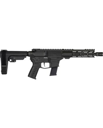 CMMG 45AF30FAB Banshee MKG 45 ACP 13+1 8" Black Nitride Medium Taper Threaded Barrel, EML 7" M-LOK Handguards, Black Armor Cerakote Aluminum Picatinny Rail Receiver, CMMG Zeroed Grips