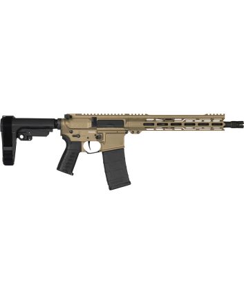CMMG 30AB20FCT Banshee MK4 300 Blackout 30+1 12.50" Black Nitride Medium Taper Threaded Barrel, EML 7" M-LOK Handguards, Coyote Tan Cerakote Aluminum Picatinny Rail Receiver, CMMG Zeroed Grips