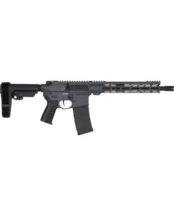 CMMG 30AB20FSG Banshee MK4 300 Blackout 30+1 12.50" Black Nitride Medium Taper Threaded Barrel, EML 7" M-LOK Handguards, Sniper Gray Cerakote Aluminum Picatinny Rail Receiver, CMMG Zeroed Grips