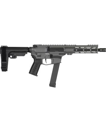 CMMG 99A3B0FTNG Banshee MKGS 9mm Luger 33+1 8" Black Nitride Medium Taper Threaded Barrel, EML 7" M-LOK Handguards, Tungsten Cerakote Aluminum Picatinny Rail Receiver, CMMG Zeroed Grips