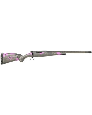 Fierce Firearms ROGM65CM20BP Mini Rogue6.5 Creedmoor 4+1 20" Hand Lapped/Match Grade Barrel, Black Cerakote Steel Receiver, Purple Camo Mini Rogue w/Adj Comb &amp; Picatinny Rail Carbon Fiber Stock