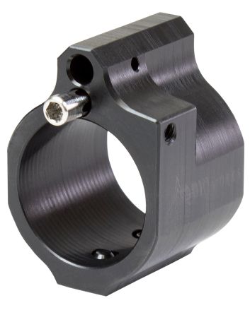 Odin Works GBADJ.875 Gas Block Low Profile .875" Black Nitride Carbon Steel