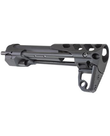 Odin Works OSCQSBLK Close Quarters Rifle Stock Black 6061-T6 Aluminum Compatible w/ AR-15/M4/5.56/223