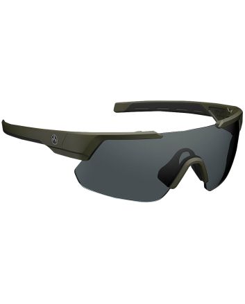 Magpul MAG104413151100 Defiant Eyewear Gray Lens OD Green Frame