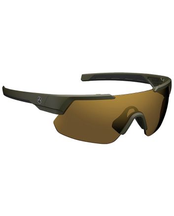 Magpul MAG104413152030 Defiant Eyewear Bronze Gold Lens OD Green Frame