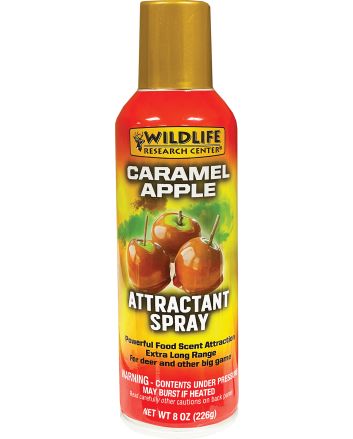 Wildlife Research 736 Food Scent Attractant Spray Caramel Apple Scent 8 oz Aerosol