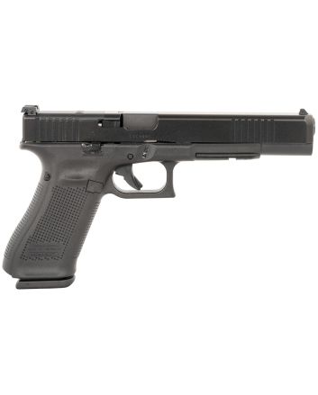 Glock PA163S103MOS G17L Gen5 MOS Full Size Frame 9mm Luger 17+1 6.02" Black Long Barrel, Black Cerakote MOS Cut/Serrated Steel Slide, Black Polymer Frame w/Picatinny Rail, Black Textured Grip