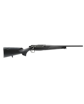 Sauer 80117636 505 XT Full Size 7mm Rem Mag 2+1 24" Titanium Gray Threaded Barrel, Saddle Mount Steel Receiver, Black Fixed Synthetic Stock