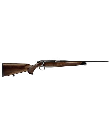 Sauer 80117097 505 Lux Full Size 270 Win 3+1 24" Matte Blued Threaded Barrel, Matte Blued Saddle Mount Steel Receiver, Grade 5 Wood Fixed Stock