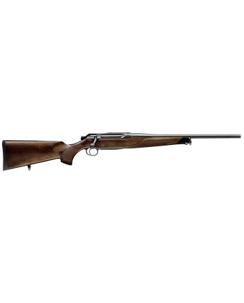 Sauer 80117100 505 Lux Full Size 270 WSM 3+1 24" Matte Blued Threaded Barrel, Matte Blued Saddle Mount Steel Receiver, Grade 5 Wood Fixed Stock