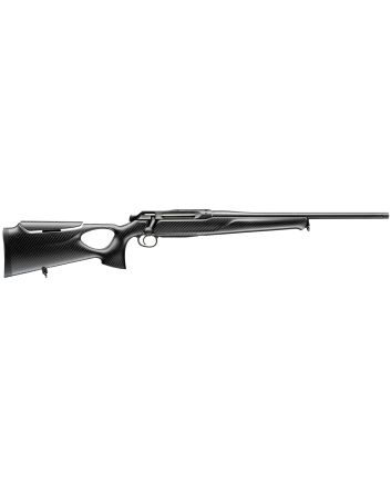 Sauer 80117129 505 Synchro XTC Full Size 30-06 Springfield 3+1 22" Matte Blued Threaded Barrel, Matte Blued Saddle Mount Steel Receiver, Black Thumbhole w/Adj Comb Carbon Fiber Stock