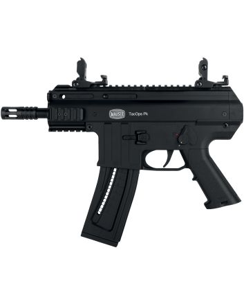 Blue Line Solutions 4150043 TacOps Pk 22 LR 22+1 5" Black Anodized Steel Barrel, Picatinny Rail Receiver, Black Aluminum Frame w/Picatinny Rail