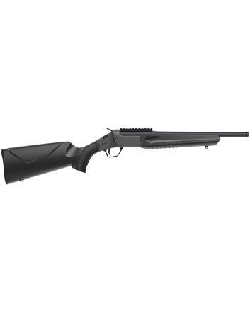 Rossi LWC044MBK LWC44 Mag 1rd 16.50" Black Oxide Threaded Barrel, Black Picatinny Rail Steel Receiver, Black Fixed Synthetic Stock