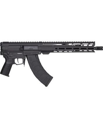 CMMG 86A8E0BAB Dissent MK47 7.62x39mm 30+1 12.50" Black Nitride Threaded Barrel, M-LOK Handguards, Black Armor Cerakote Aluminum Picatinny Rail Receiver