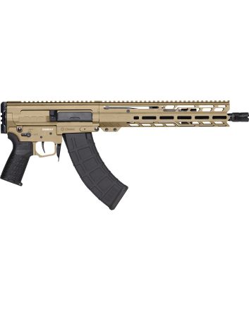CMMG 86A8E0BCT Dissent MK47 7.62x39mm 30+1 12.50" Black Nitride Threaded Barrel, M-LOK Handguards, Coyote Tan Cerakote Aluminum Picatinny Rail Receiver