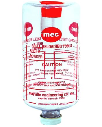 MEC Outdoors 301L13X Replacement Bottle Size Small Clear Hard Plastic