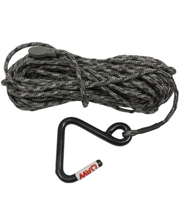 Hawk HWK-HA3032 Jaw Hook Hoist Rope Black 35' Long