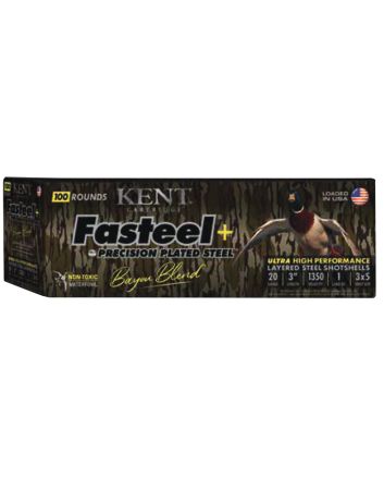 Kent Cartridge CC203FSP283X5 Fasteel + Precision Steel Sports South Exclusive Bayou Blend 20Gauge 3" 1oz 3x5Shot 100Per Box/2 Case *Case Only