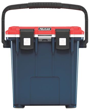 Pelican 20Q5BLUREDWHT Personal Cooler Elite Red/White/Blue Polypropylene 20 QT