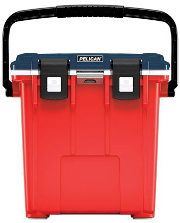 Pelican 20Q5REDBLUWHT Personal Cooler Elite Red/White/Blue Polypropylene 20 QT