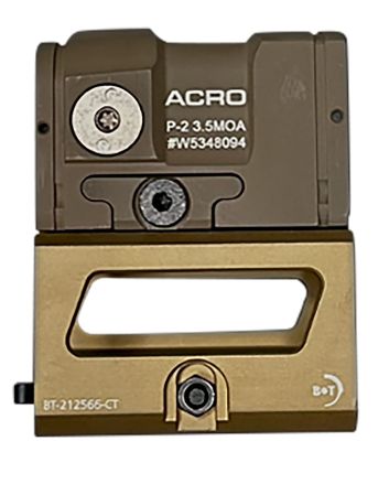 B&amp;T Firearms AP200777FDEM Aimpoint ACRO P-2Flat Dark Earth 1 x 0.59" x 0.59" 3.5 MOA Red Dot