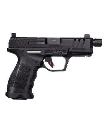 SAR USA SAR9CSOCOMBL SAR9 CCompact Frame 9mm Luger 21+1 4" Black Steel Barrel, Black Steel Optic Ready/Ported/Serrated Slide, Black Polymer Frame w/Picatinny Rail, Interchangeable Backstrap Grip