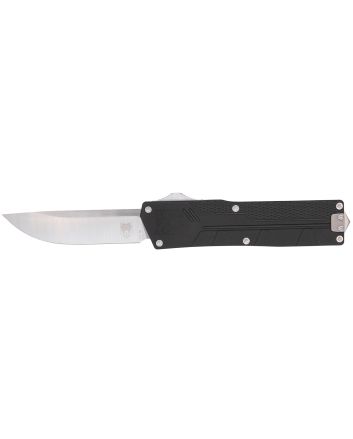 CobraTec Knives CTPRNEDGBLK ParagonSports South Exclusive OTF Plain Satin VG-10 SS Blade Black Textured