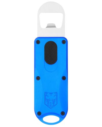CobraTec Knives CTOTFBOBLU Bottle OpenerBlue Aluminum/Stainless Steel