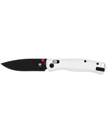 CobraTec Knives CTRGTSIL RegentEDC 3.25" Flip Open Plain Black TiCN S35VN Blade, 4.25" Silver Aluminum Handle