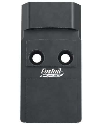 Foxtail Precision 100004 Red Dot Adapter Plate for Optics-Ready PistolBlack Anodized CZ P10