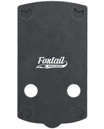 Foxtail Precision 100009 Red Dot Adapter Plate for Optics-Ready PistolBlack Anodized Glock 43X/48 MOS Springfield Armory OSP