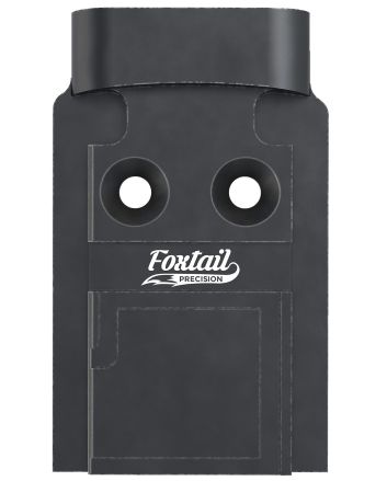 Foxtail Precision 100008 Red Dot Adapter Plate for Optics-Ready PistolBlack Anodized Glock MOS