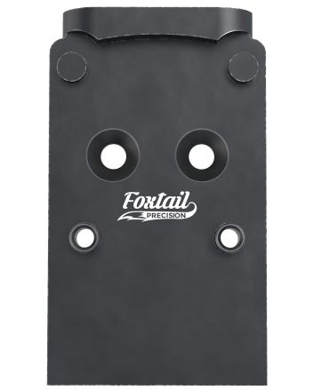 Foxtail Precision 100006 Red Dot Adapter Plate for Optics-Ready PistolBlack Anodized Glock MOS