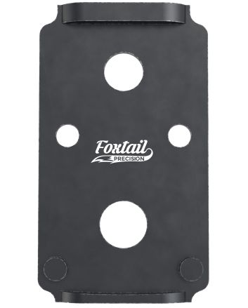 Foxtail Precision 100007 Red Dot Adapter Plate for Optics-Ready PistolBlack Anodized Smith &amp; Wesson M&amp;P 2.0/C.O.R.E