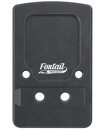 Foxtail Precision 100013 Rear Sight Dovetail Optic Adapter Plate for non MOS GlockBlack Anodized Glock Non MOS