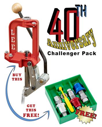 Lee Precision 92135 Challenger Press 40th Anniversary w/Breech Lock 45 ACP Dies
