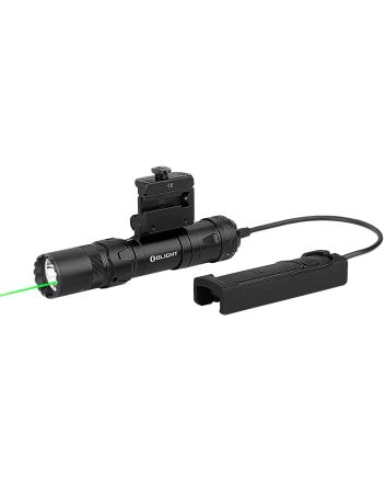 Olightstore Usa Inc ODINGLMINI Odin GL MiniBlack Anodized 200/500/1,000 Lumens White LED Green Laser