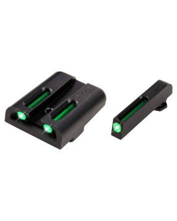 TruGlo TG131GT2 TFOGreen/Tritium/Fiber Optic Front Sight-Green/Tritium/Fiber Optic Rear Sight Glock 20/21