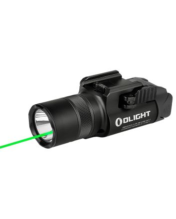 Olightstore Usa Inc BALDRPRORBK Baldr Pro R Black Anodized 300/500/1,350 Lumens White LED Green Laser