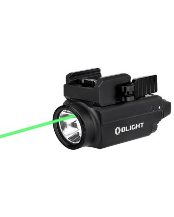 Olightstore Usa Inc BALDRSBK Baldr S Black Anodized 100/300/800 Lumens White LED Green Laser