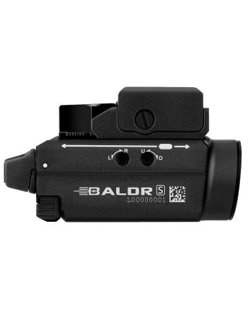 Olightstore Usa Inc BALDRSBLBK Baldr S BLBlack Anodized 100/300/800 Lumens White LED Blue Laser