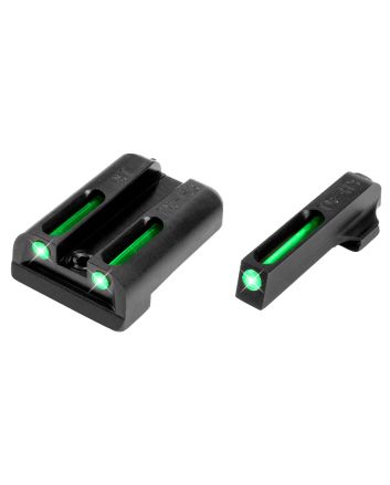 TruGlo TG131ST2 TFOGreen/Tritium/Fiber Optic Front Sight-Green/Tritium/Fiber Optic Rear Sight Sig Sauer P-Series #6 Front/#8 Rear