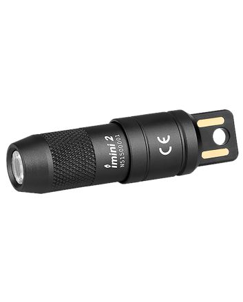Olightstore Usa Inc IMINI2BK imini 2Black Anodized 50 Lumens White LED