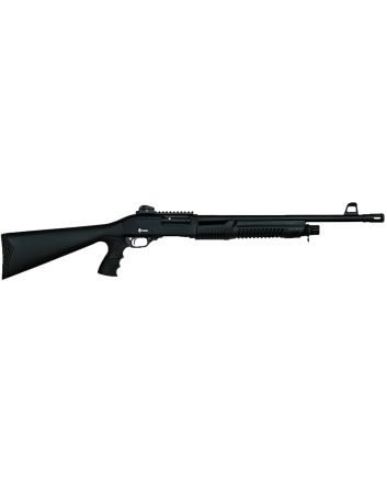Citadel FRPATMB1220 PAT12 Gauge Pump 3" 3+1 20" Black Steel Barrel, Black Picatinny Rail Steel Receiver, Fixed Black Synthetic Stock
