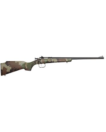 Crickett KSA2170 My First Rifle Gen2 22 S/L/LR Single Shot 16.10" Blued Barrel &amp; Receiver, M81 Woodland Camo Synthetic Fixed Stock, EZ Loader