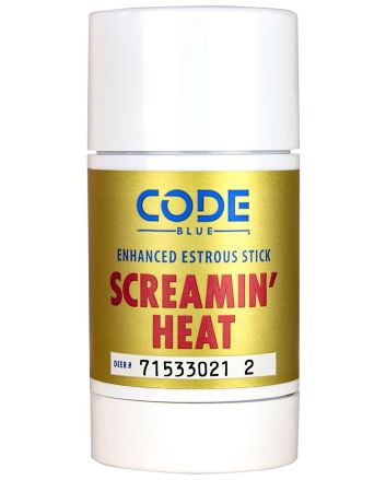Code Blue OA1418 Screamin' Heat Stick Doe Urine Scent Wax 2.60 oz Scent Stick