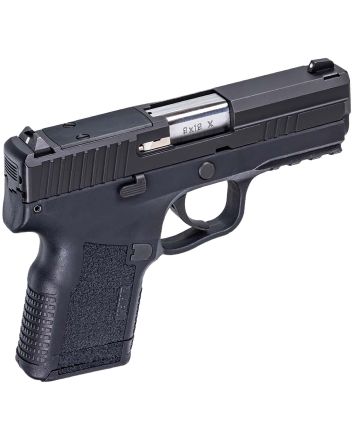 Kahr Arms KX9094RD10 X99mm Luger 10+1 3.54" Stainless Steel Barrel, Blackened Optic Ready/Serrated Stainless Steel Slide, Black Polymer Frame w/Picatinny Rail
