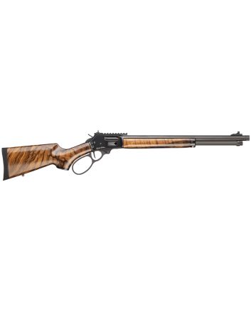 Smith &amp; Wesson 14079 185444 Rem Mag 9+1 19.25" Black PVD Threaded Barrel, Black PVD Picatinny Rail Stainless Steel Receiver, Fixed Satin Walnut Stock, Large Loop